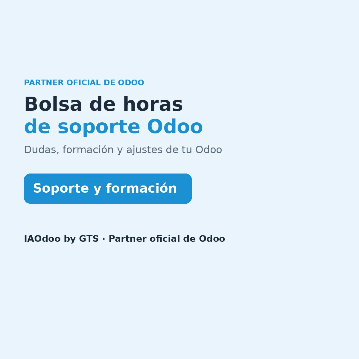 Bolsa de horas de soporte funcional de Odoo